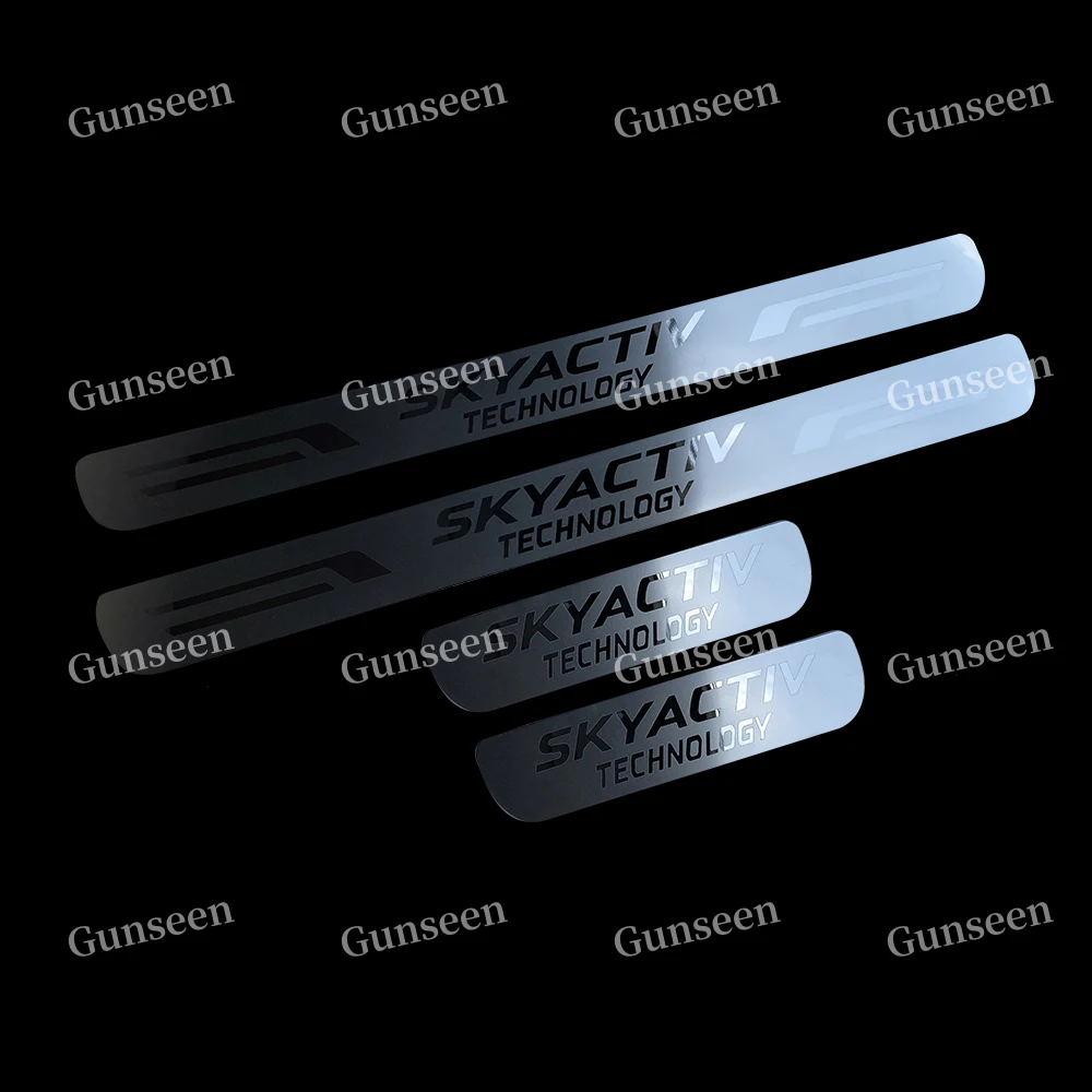 Для Mazda 3 Накладка на порог педаль накладка авто аксессуары Защитная крышка для