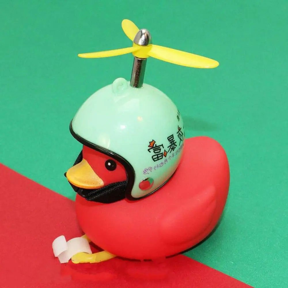 Резиновая красная Симпатичные аксессуары для мотоцикла турбо с шлемом