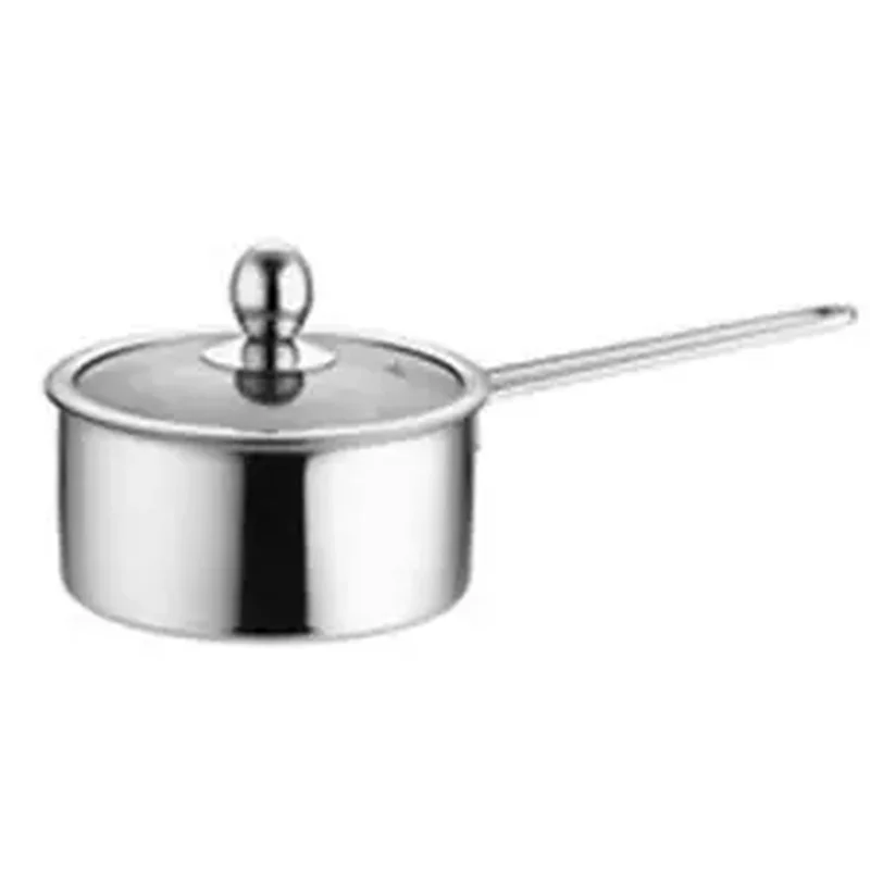Soup Pot Milk Stainless Steel Snow Pan Right Angle Shabu-shabu Non-stick Cooker Porridge Induction Instant | Дом и сад