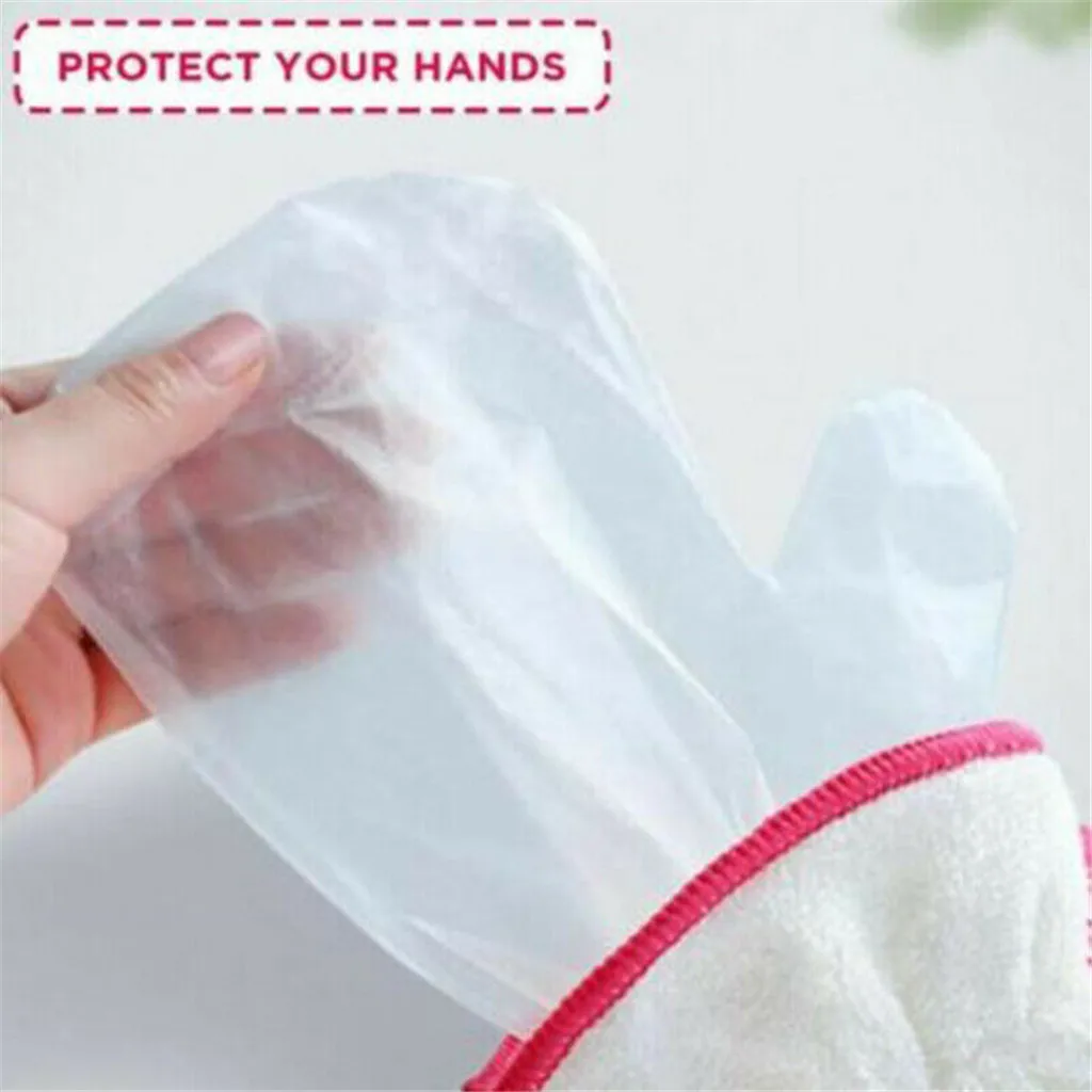 

Magic Dishwashing Scrubber Oil-Free Gloves Bamboo Fiber Kitchen Scrub Gloves Dish Washing Scouring Kitchen Cleaning Tool