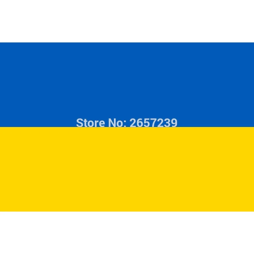 Флаг Украины большой Полиэстер Национальный флаг и дешевая акция бесплатная