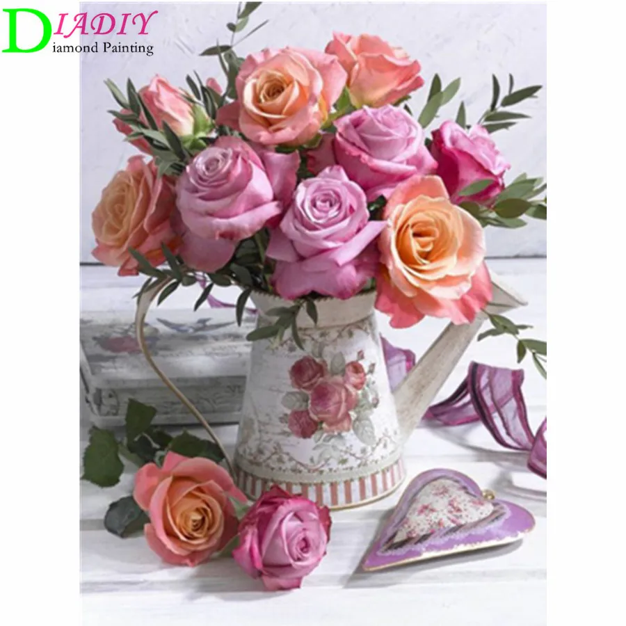 

Набор для алмазной вышивки «цветы», с розами