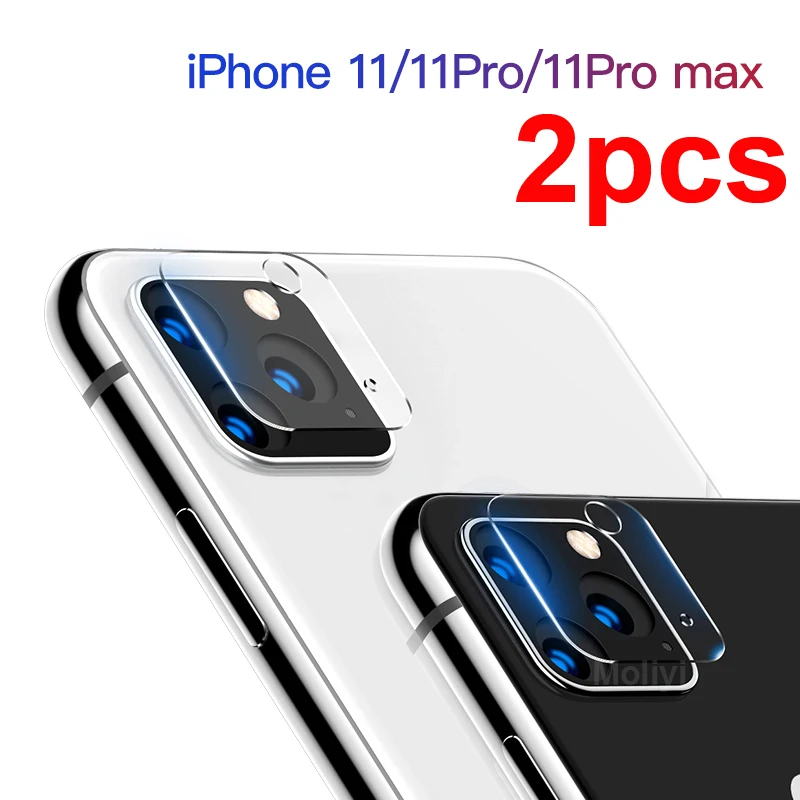 2 шт. Защитная пленка для объектива камеры для iPhone 11 Pro XS Max XR X R iPhonex S Стекло Закаленное Защитная пленка для экрана на iPhone11