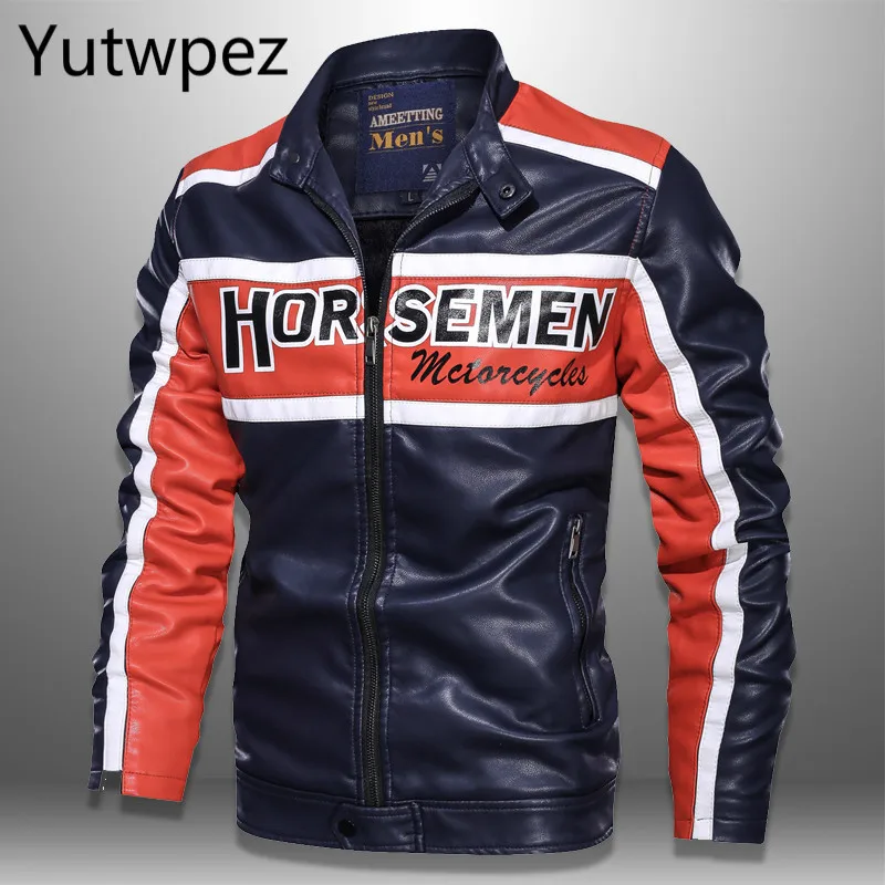 Повседневная мужская куртка бомбер зимние Мотоциклетные Куртки из