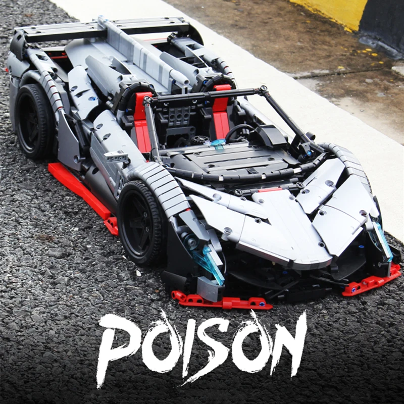 Радиоуправляемый автомобиль Veneno Lamborghimis Roadster Power Function строительные блоки кирпичи