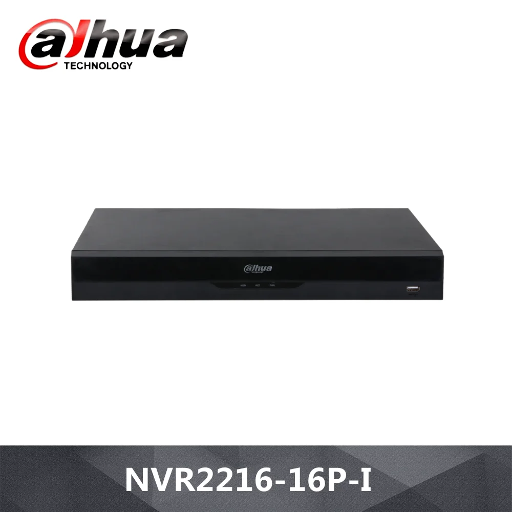

Dahua 16 каналов 1U 16PoE WizSense сетевой видеорегистратор NVR2216-16P-I Новый 4,0 пользовательский интерфейс безопасности базовый 2,1
