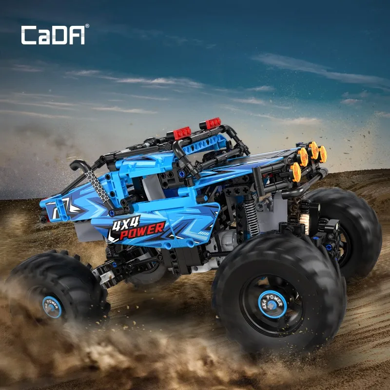 

Cada 4WD Off-road Remote Control Car Building Blocks City Technical Racing Car RC Buggy Trucks SUV Pickup Bricks Toys for boys