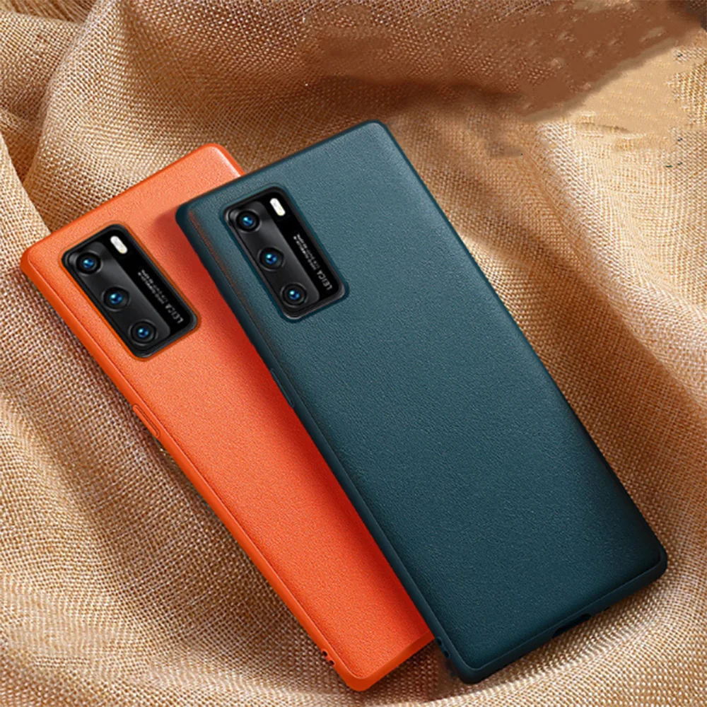 Мобильный телефон Huawei кожаный чехол для Mate P30 P40 30 nova 6 6SE 5 5i HONOR 20 V20 V30 PRO роскошный