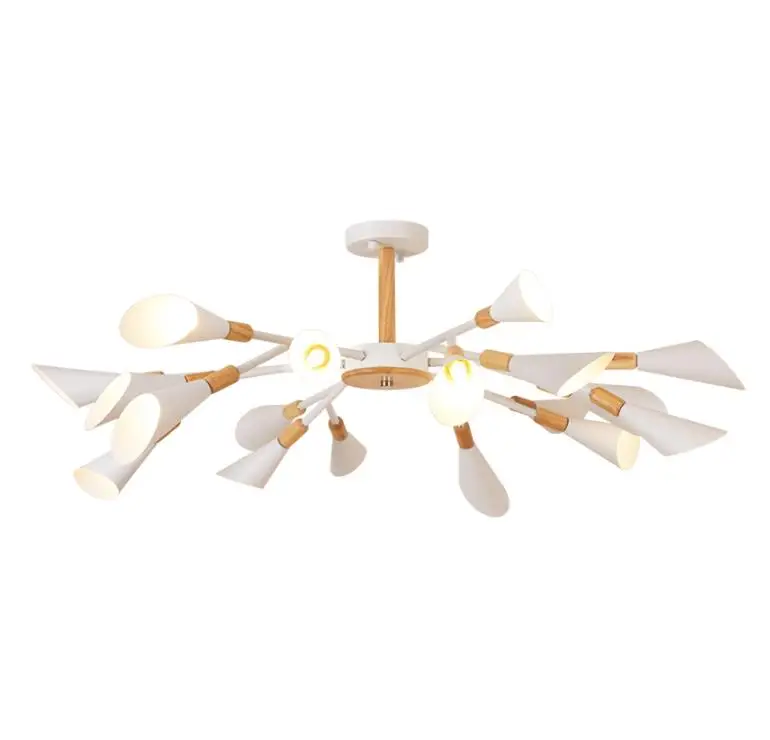 Дизайнерская Люстра для гостиной современный белый блеск деревянная спальня