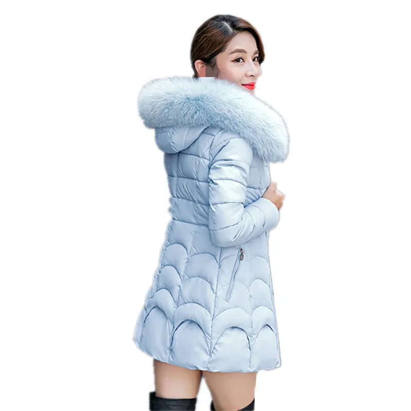 B1460 новинка осень зима 2020 Женская длинная куртка с хлопковой подкладкой серия