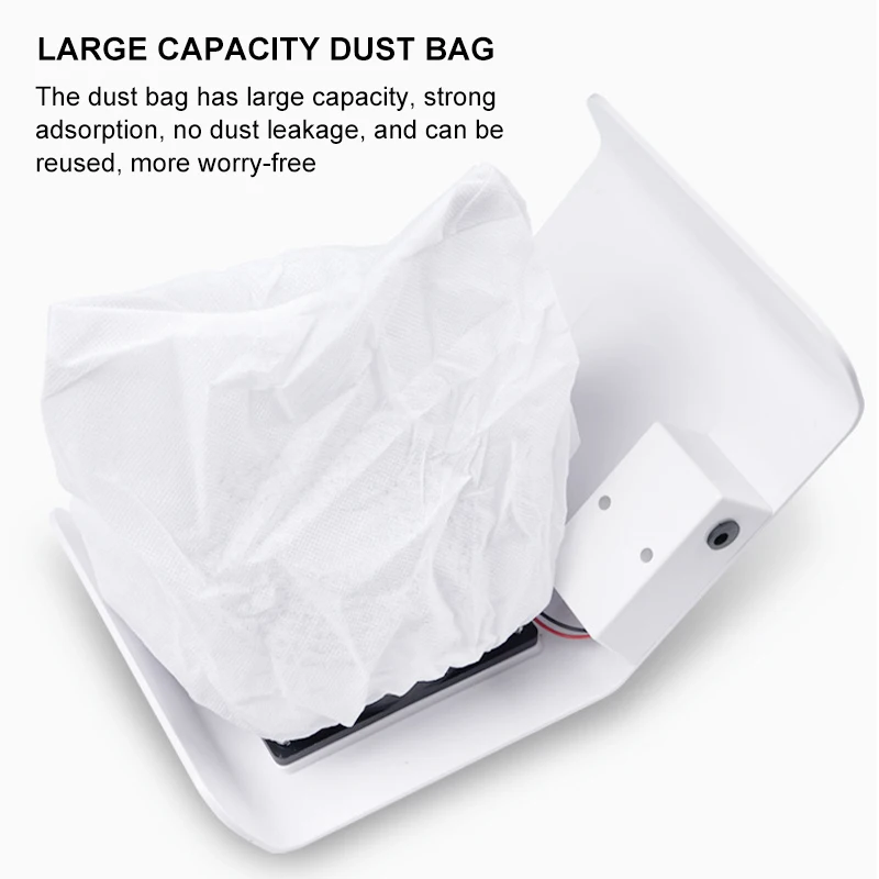 

110V/220V Powerful Nail Dust Suction Collector Vacuum Cleaner Efficient Manicure Machine With Dust Bags Nail Art Salon Equipment