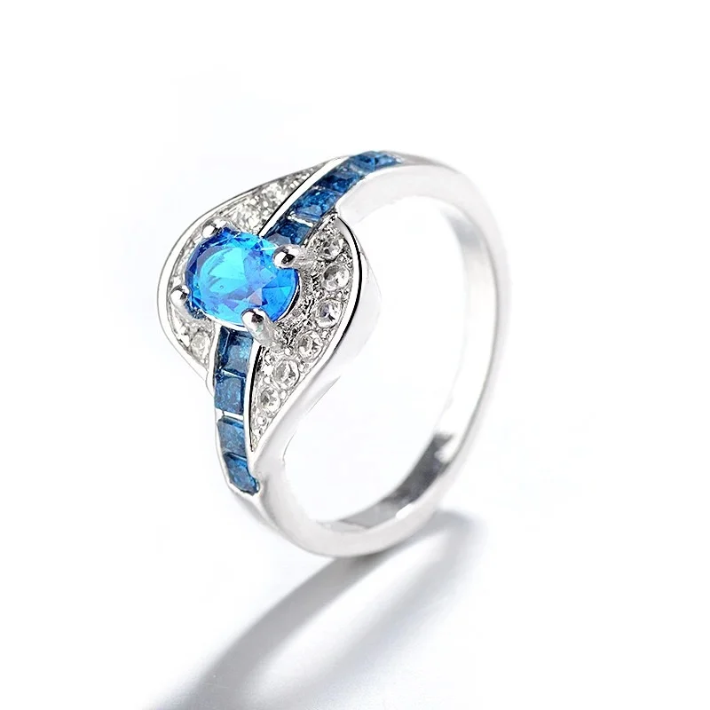 Красивое красивое модное обручальное кольцо для вечеринки белого золота