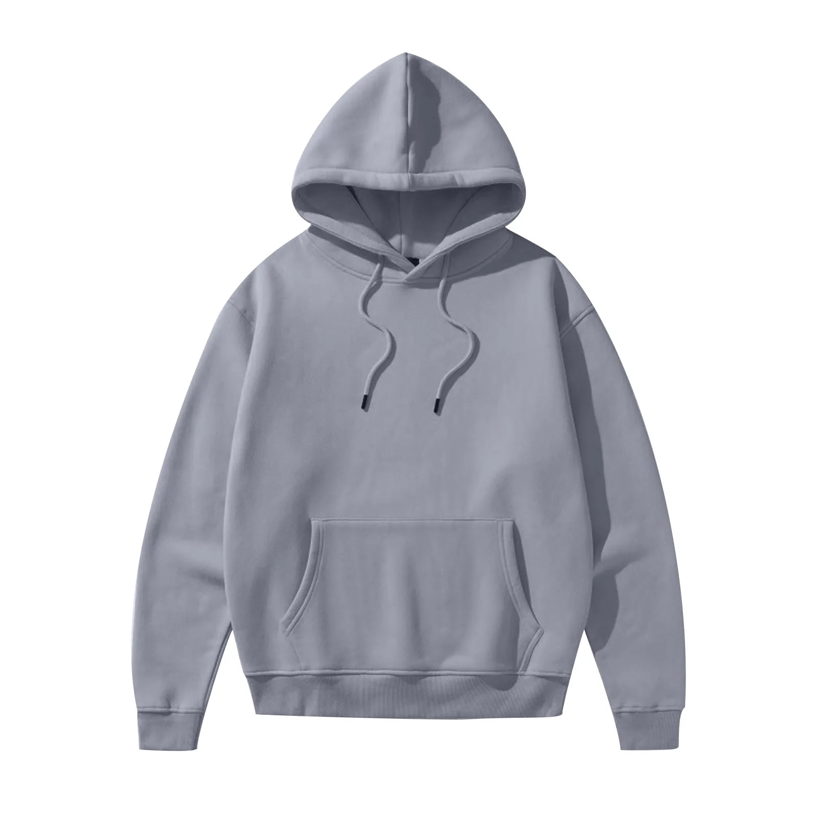 

Fashion Women's Casual Solid Tops Minimalism Hooded With Long Sleeves Solid Keeping Warm Sweatshirts Tops Футболка Оверсайз@Q