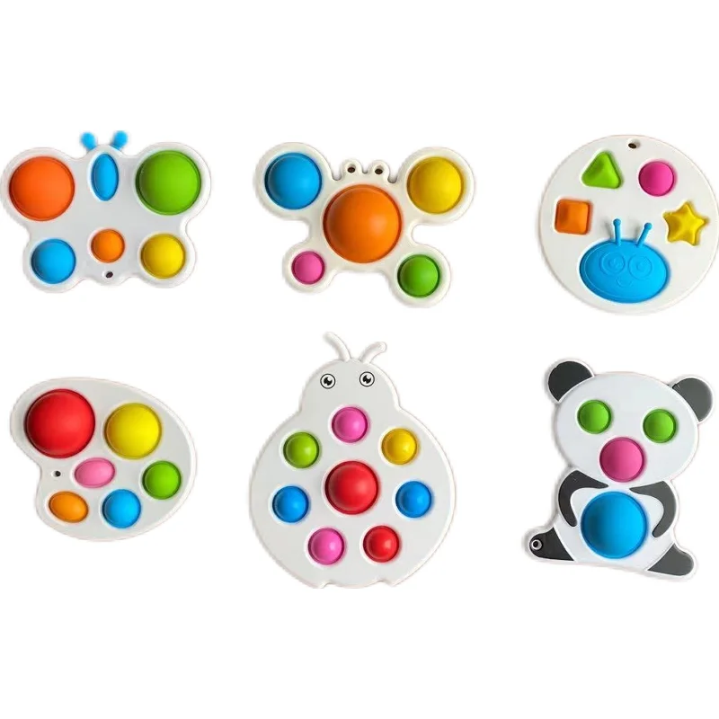 

Fidget Simple Dimple Toys Push Sensory Anti Stress Relief Hand Fidget Toys For Kids Audlt Early Educational Autism Special Needs