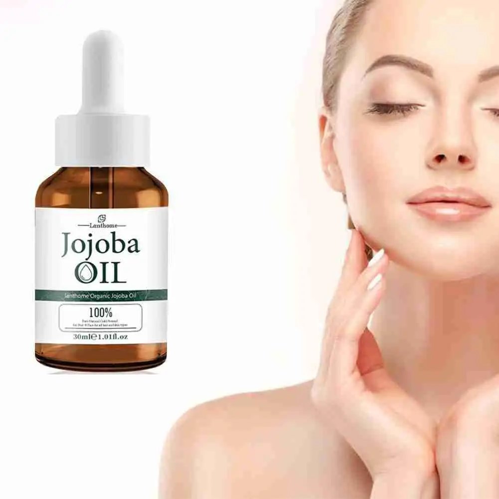 

1pc Jojoba Oil 30ml Moisturizing Care Skin Care Base Oil Hair And Body Care Massage Oil