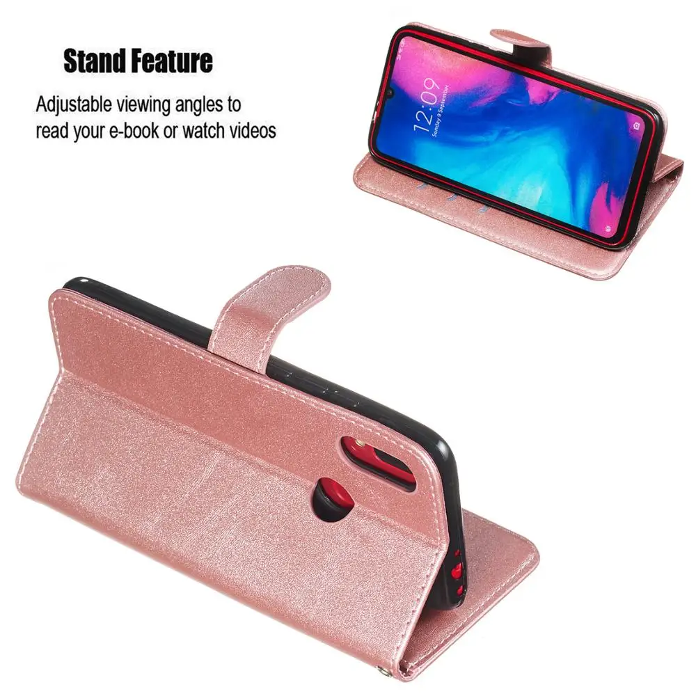 Luxury Zipper Wallet Case For Xiaomi Redmi Note 7 & Pro Leather Flip for Red MI K20 6 Y3 9T A2 LITE Coque Cover | Мобильные