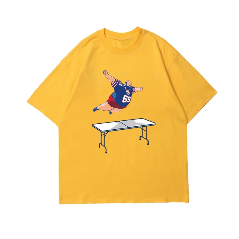 

2021 Sunmmer Graphic T-shirt Cartoon Anime Buffalo Bills Mafia Table Dive Bison Short Sleeve Casual Men Oversized T shirt Tops
