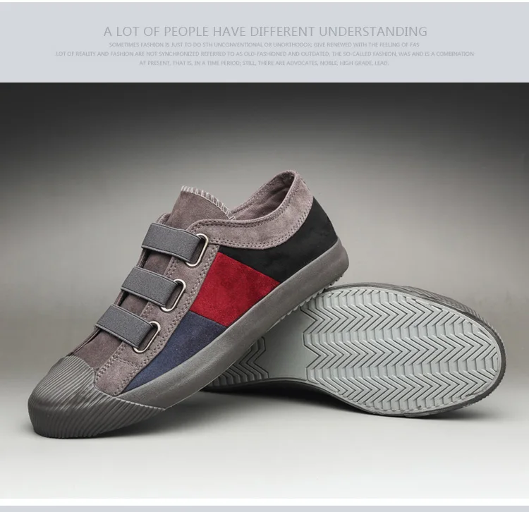 Fashion Men's Flats Men Casual Shoes Trainers Walking Breathable Loafers Driving Classic Black Gray Canvas Sneakers A11-54