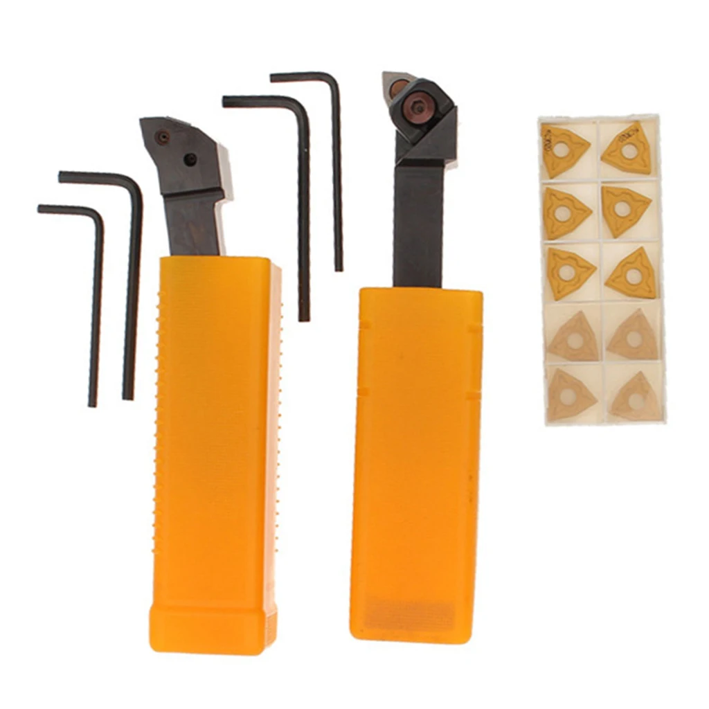 

Набор токарных инструментов, комплект из 2 твердосплавных насадок для токарного станка с ЧПУ