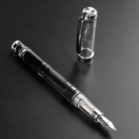 2020 model st penpps 698 transparent piston fountain pen extra fine nib business stationery office school supplies writing