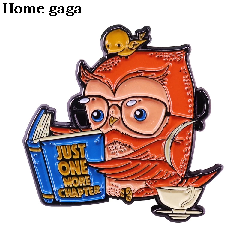 

D3393 Homegaga Book Cute Metal Brooch Button Pins Denim Jacket Pin Jewelry Decoration Badge for Bags Clothes Lapel Pins