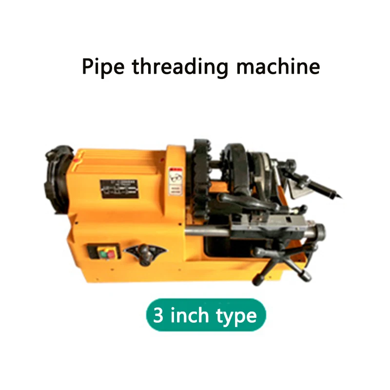 

3 Inch TypeThread Cutter Pipe Threading Machine 220V/380V Desktop Electric Steel Pipe Water Pipe Cutting Twisting Machine