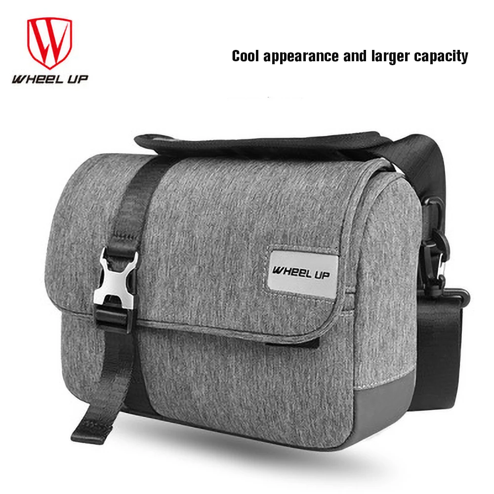 

Bike Bag 5-6L Waterproof Front Frame Reflectice Tube MTB Large Capacity Bicycle Handlebar Bag Trunk Pannier