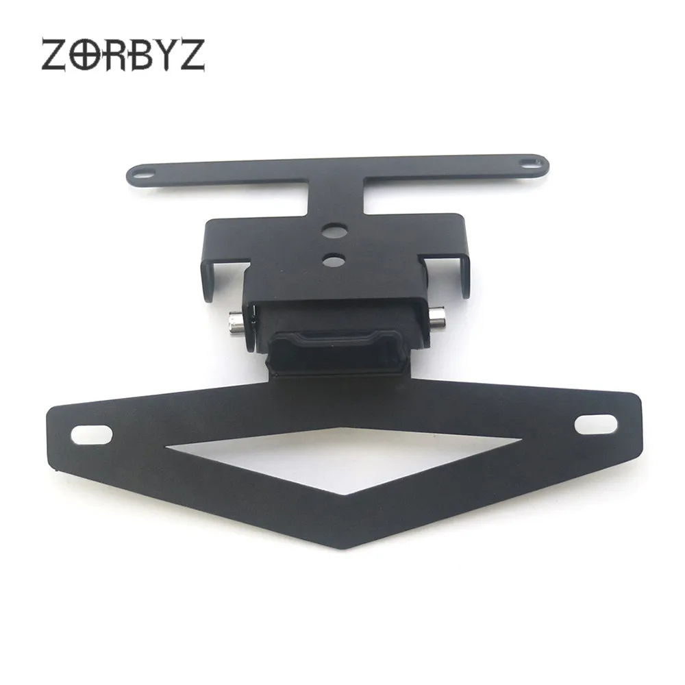 ZORBYZ мотоциклетный черный металлический задний светильник для номерного знака