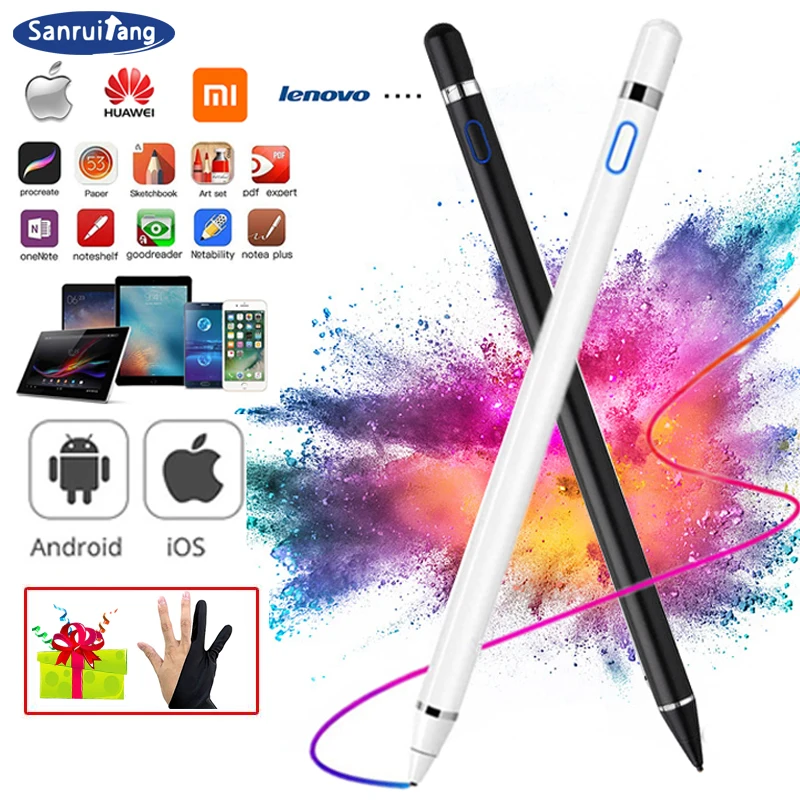 Стилус для Apple iPad Pro 11 12 9 10 5 7 Smart touch pencil 2 Air 3 mini 4 Huawei tablet ipad аксессуары | Компьютеры и