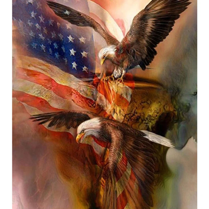 Алмазная живопись с орлом вышивка алмазным рисунком из мультфильма крестиком в