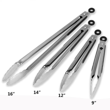 Pinzas de acero inoxidable para alimentos por 1 unidad...