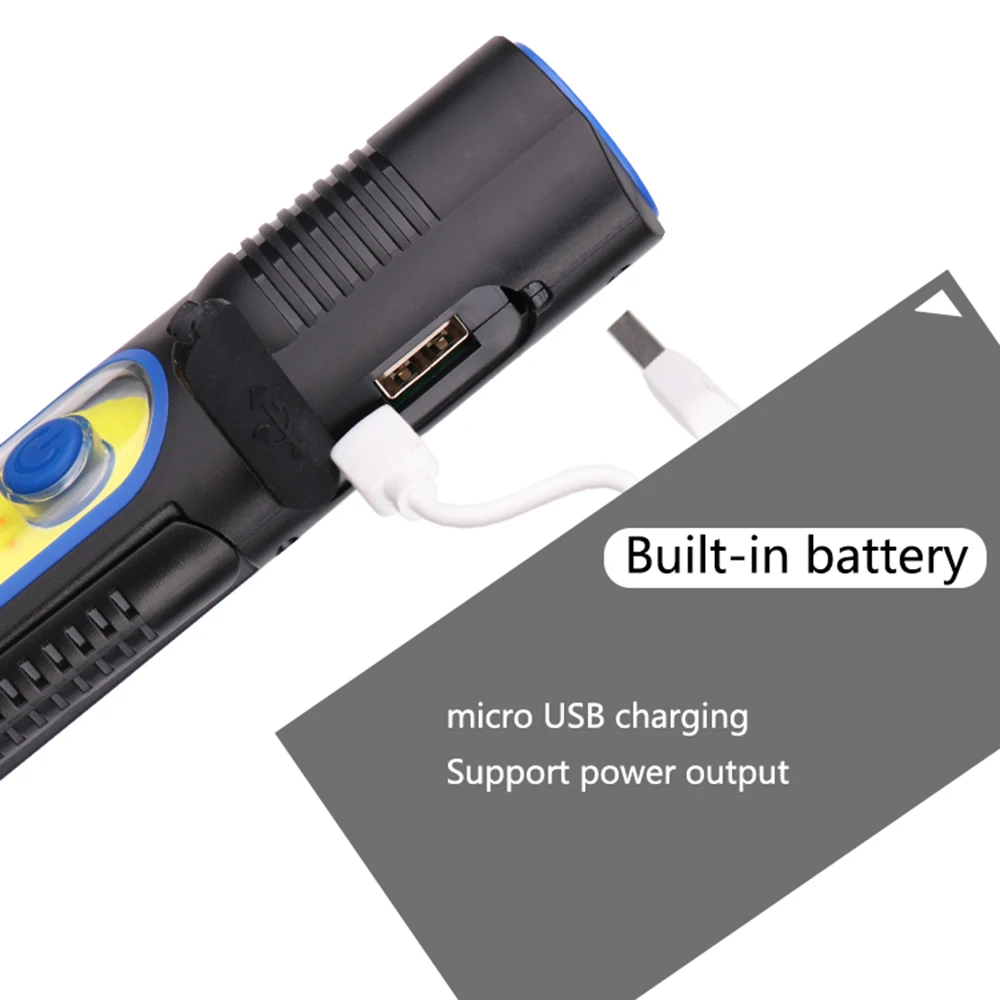 Рабочий светильник COB светодиодный светильник-вспышка Регулируемая