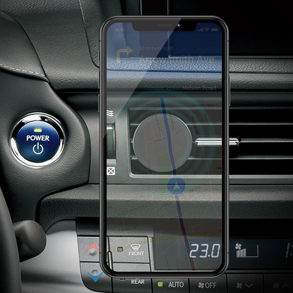 Автомобильный магнитный держатель на вентиляционное отверстие кронштейн для