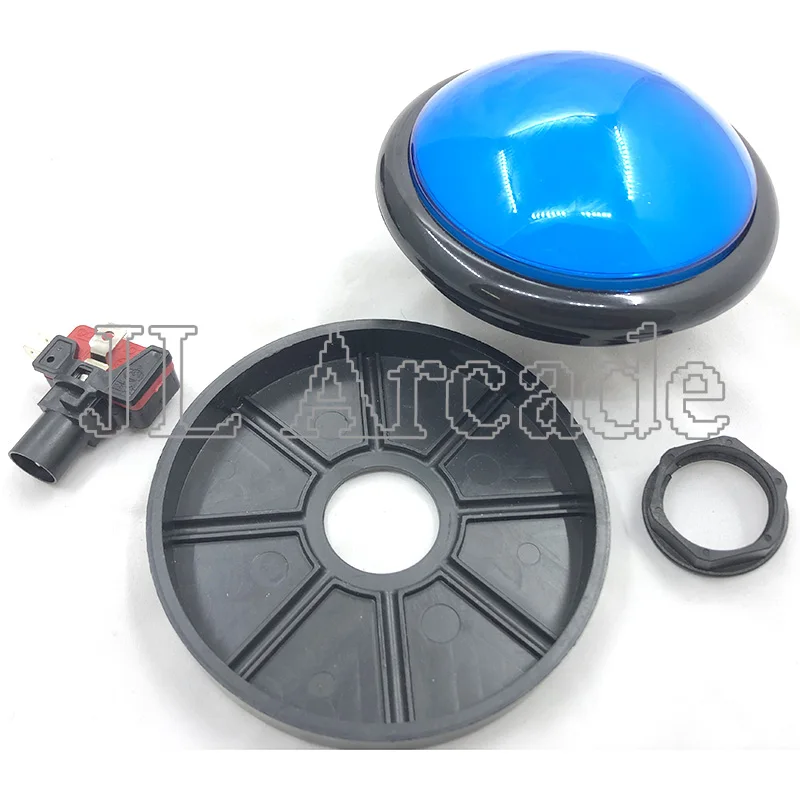 100 мм Большой Круглый кнопочный переключатель светодиодный подсветкой с