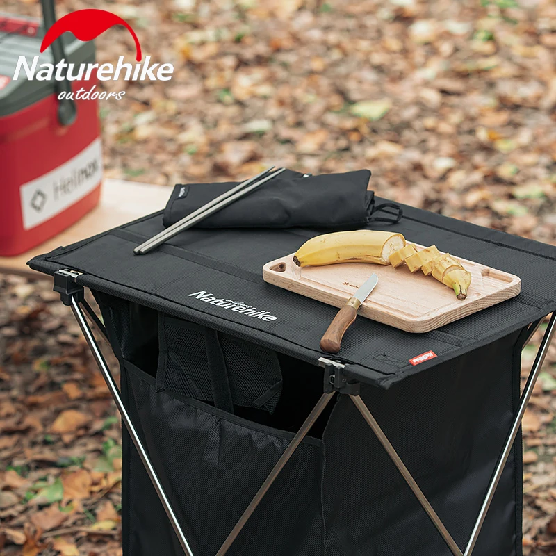 Складной стол Naturehike 2 в 1 для кемпинга складной с коробкой хранения 40 л и