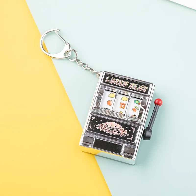 

Cute Personality Bell Fruit Machine Shape Keychain Interesting Creative Toy Car Key Chain Fashion Jewelry Accessories Wholesale