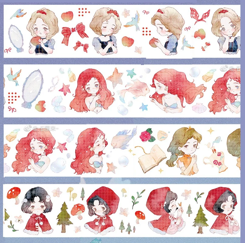 

1 Loop Childlike Innocence Cute Girl Kawaii Washi Tape Pet Characters