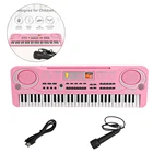 61 клавиша электронный орган и микрофон набор USB музыкальный пианино инструмент детская игрушка