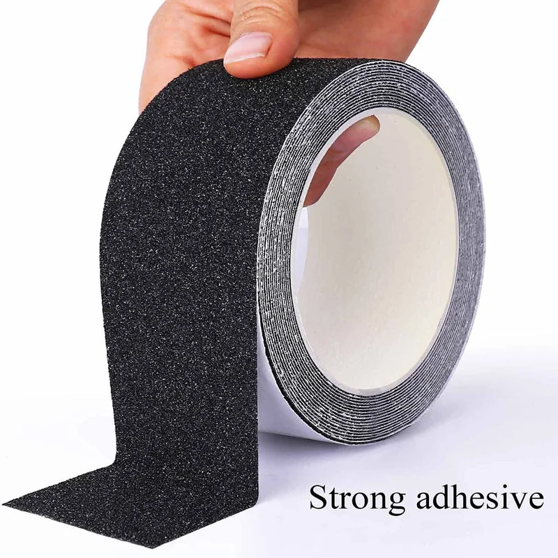 5cm*3m Self-Adhesive Safety Grip Tape Tread Safety Stickers Anti Slip Caution Warning Tape for Floor Stairs Steps Deck