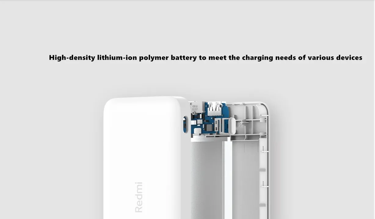Xiao mi Red mi power Bank 10000 мАч power bank QC3.0 портативное зарядное устройство 2 usb-порта аккумулятор внешний аккумулятор mi power Bank 10000 мАч