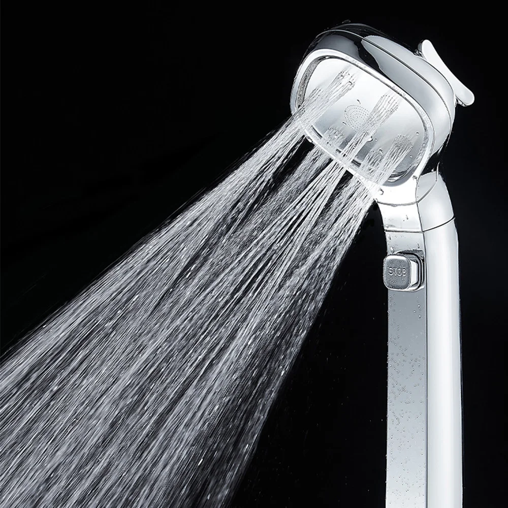 

3+1 Gear Pressure Rainfall Shower Head Adjustable Shower Head Water Saving Filter Spray Nozzle High Pressure Water Saving SprayS