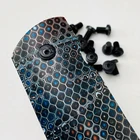 4 шт. черные 1911 ручки винты с инструментом из нержавеющей стали CNC T8 сливовые винты 1911 ручки для ногтей