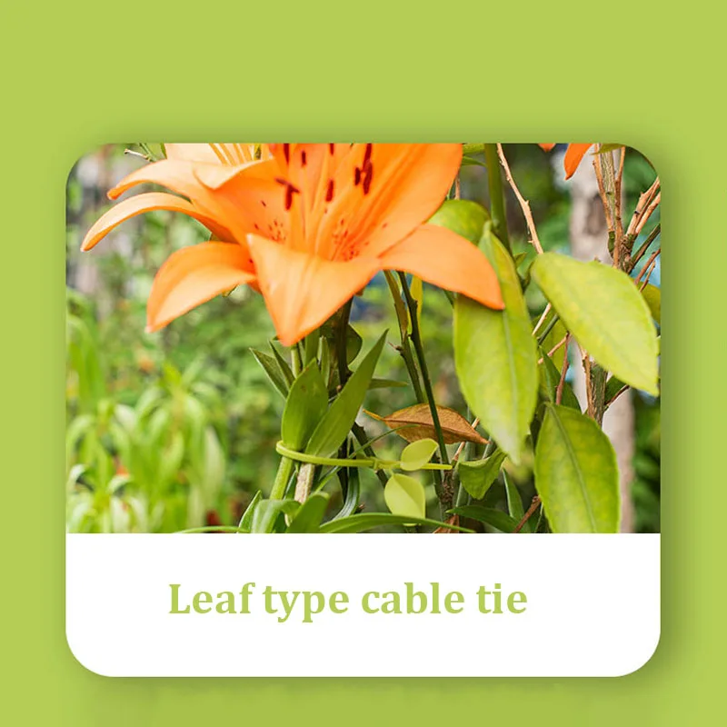 Нейлоновый пластиковый автоматический хомут для кабеля зеленый нейлоновый в