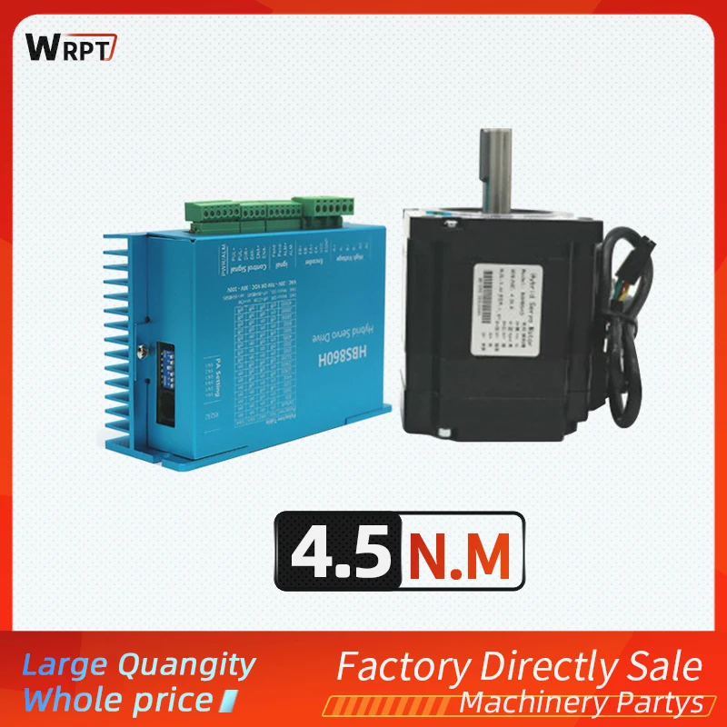 

Nema34 Closed Loop Stepper Motor 4.5N.m 4 wires 4.5Nm D=14mm Close Loop Stepping Motor Servo Stepper Motor