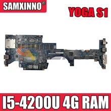 Akemy ZIPS1 LA-A341P Motherboard For Lenovo Thinkpad YOGA S1 Laptop Motherboard CPU I5 4200U 4G RAM Work