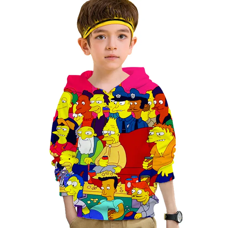 

2020 Высококачественная детская одежда с 3D рисунком из мультфильма, толстовки для мальчиков и девочек-подростков, Доман, Забавный свитшот, ку...