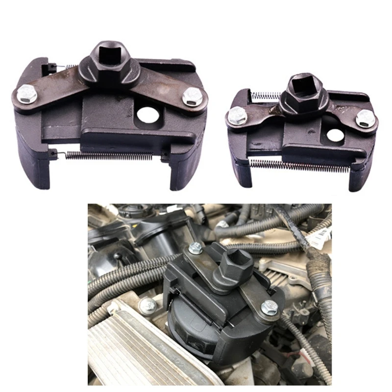 

60mm-80mm Cast Steel Two-Jaws Oil Filter Wrench Fuel Filter Remover Adjustable Removal Tool Cast Steel Filter Wrenches