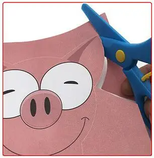 

60pcs/set Kids Cartoon Color Paper Folding and Cutting Toys Children Kingergarden Art craft DIY educational toys GYH