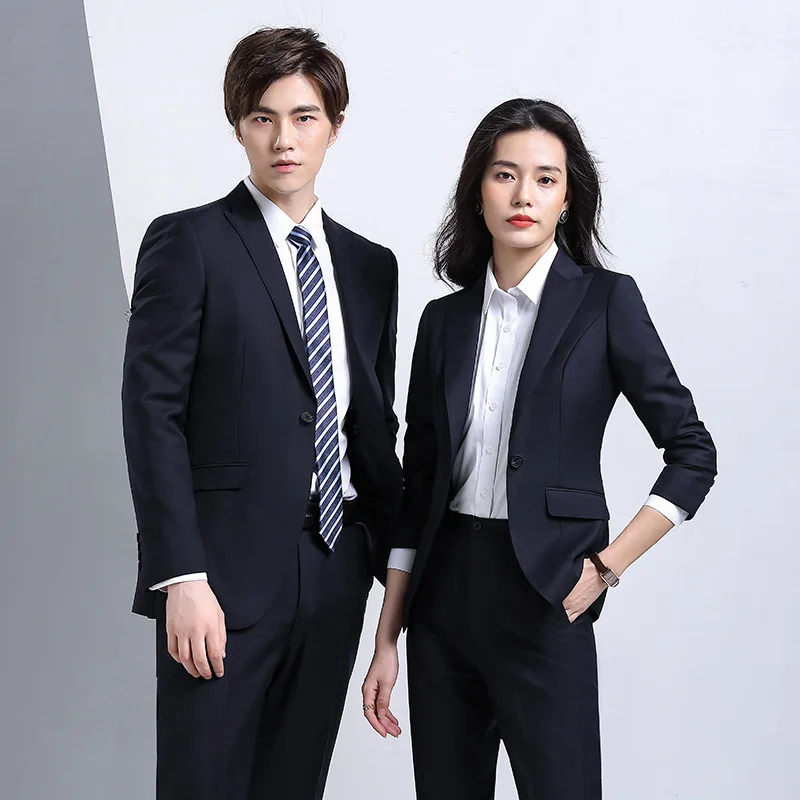 

Men's suit business suit wool suit three-piece men's and women's clothing han edition coats of wash and wear big yards