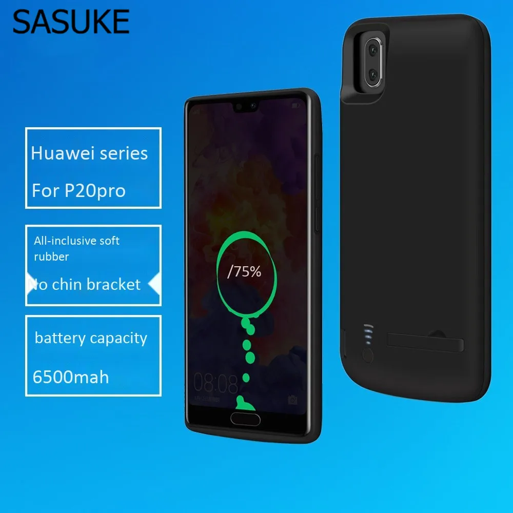 Чехол для зарядного устройства 6500 мАч 6000 мАч 5000 мАч для huawei P20 mate 10 Pro Lite Honor V10 9 10 Play с полным покрытием и подставкой